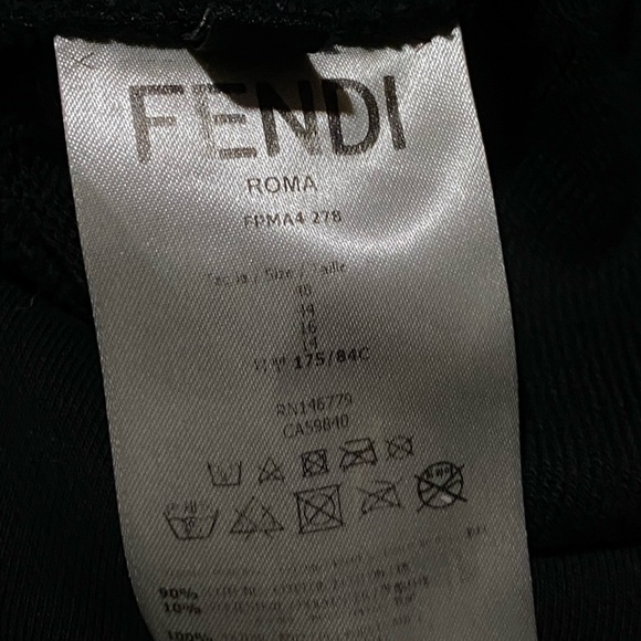 Fendi Short Sleeve Hoodie Sweatshirt - Picture 6 of 7